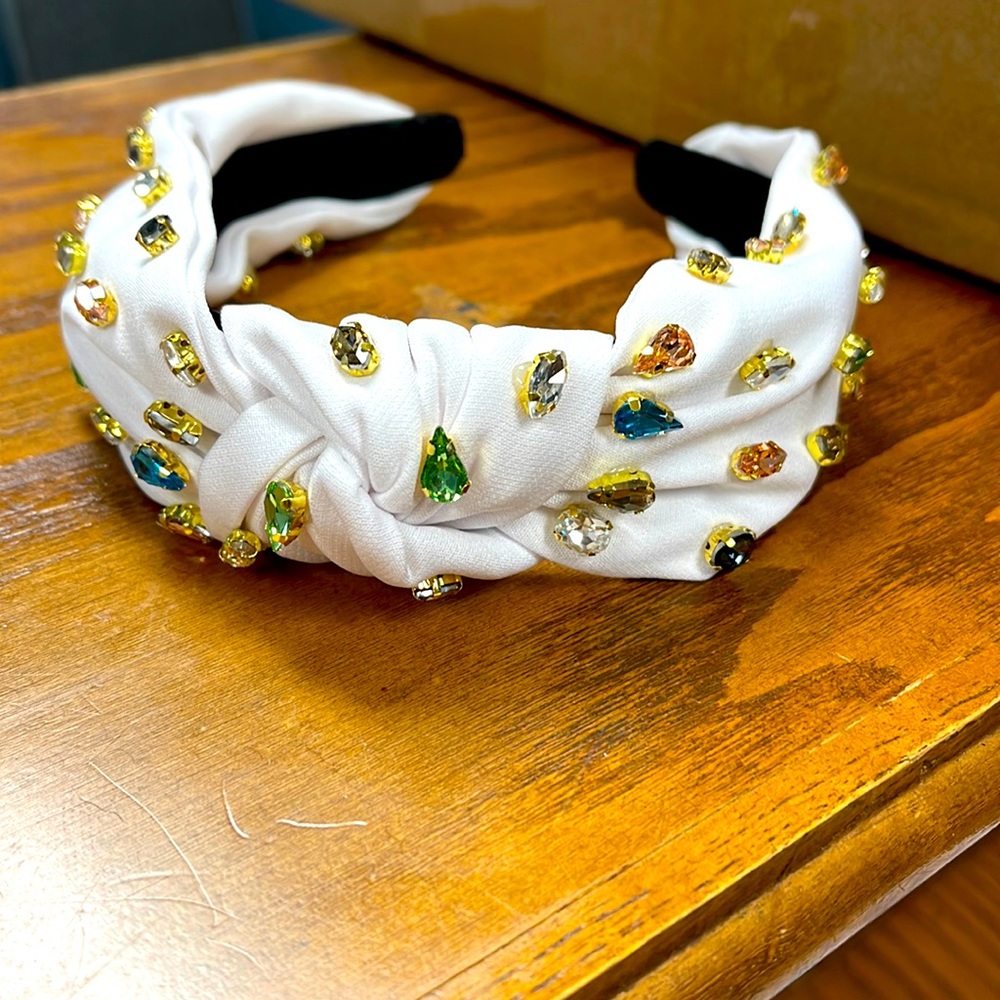 Multi Cored Jeweled Headband
